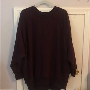 Aerie maroon sweatshirt